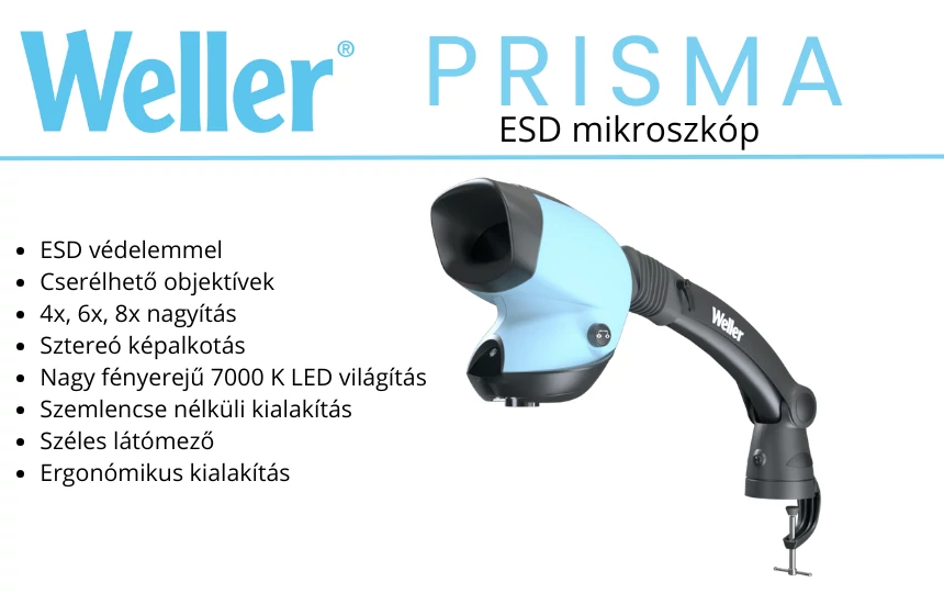 Weller Prisma Mikroszkop